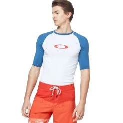 Outlet 🛒 Oakley Color Block SS Rashguard Men's 😍