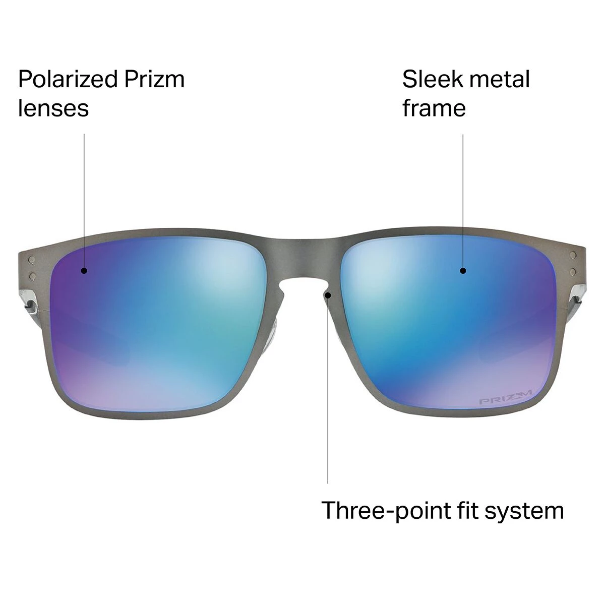 Coupon π Oakley Holbrook Metal Prizm Polarized π Sunglasses π - Image 2
